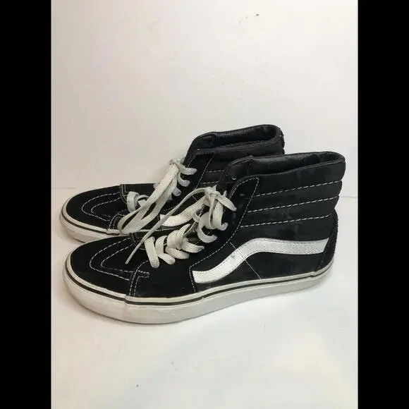 Vans Sk8-Hi Black, Size 6.5 Men's, 8 Women's - Picture 1 of 6